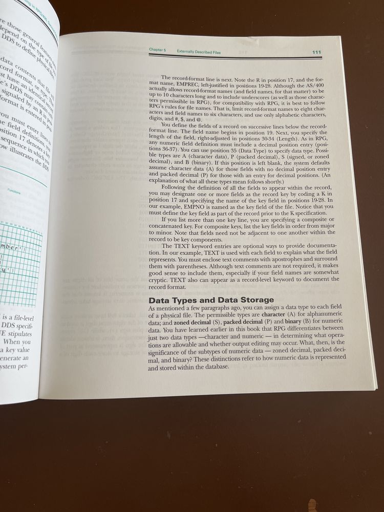 Programming in RPG 400, Judy Yaeger