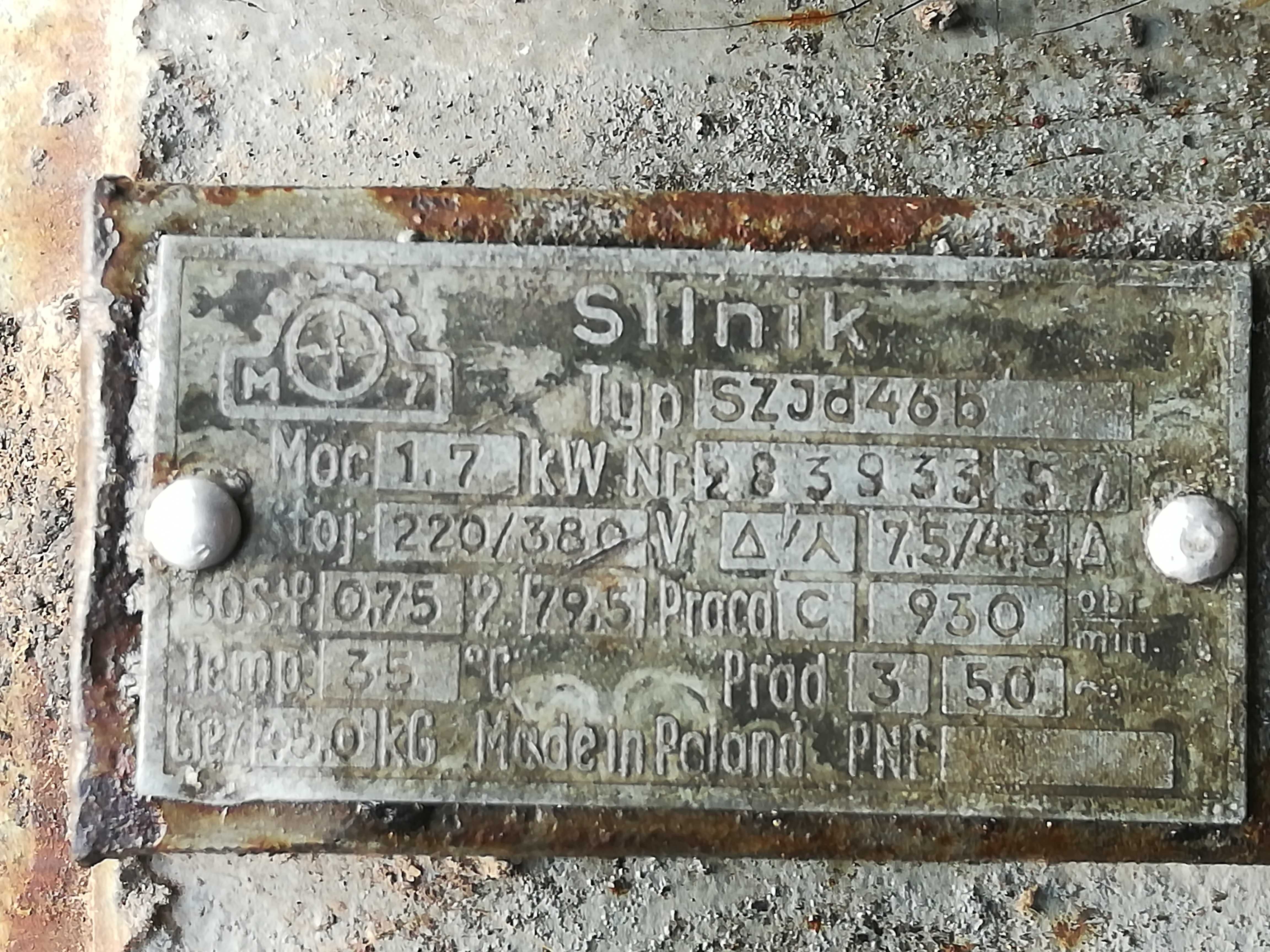 Silniki elektryczne - używane
