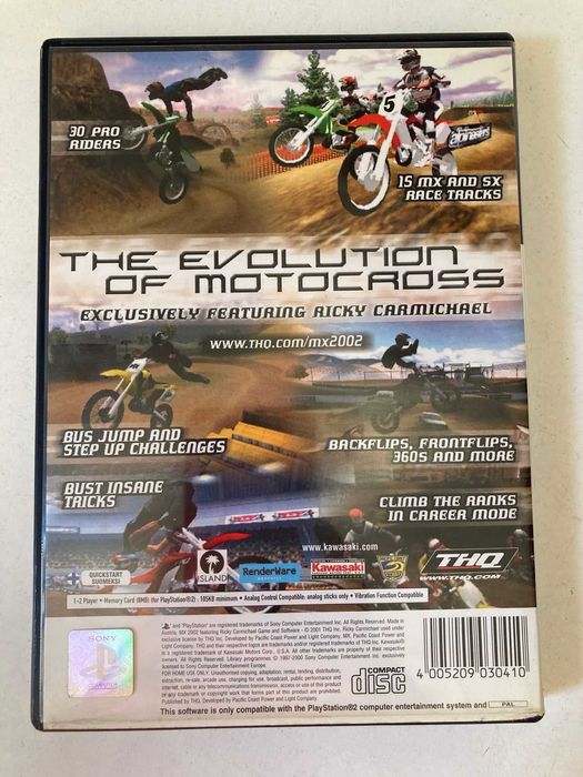 PS2 - MX2002 featuring Ricky Carmichael