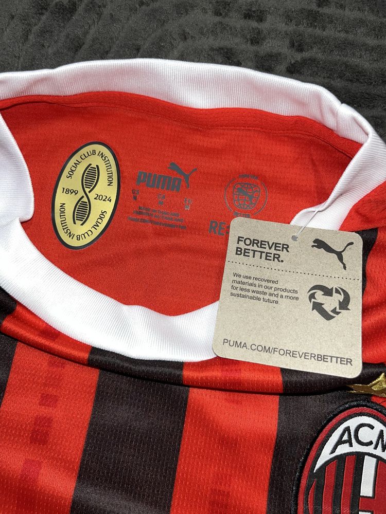 Koszulka i spodenki pilkarskie puma ac milan M nowe z metka