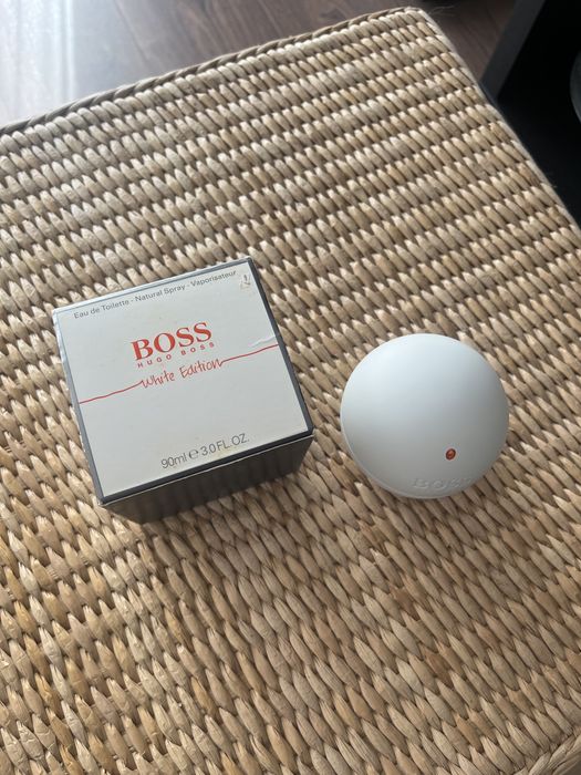 Frasco vazio de perfume Hugo Boss White Edition