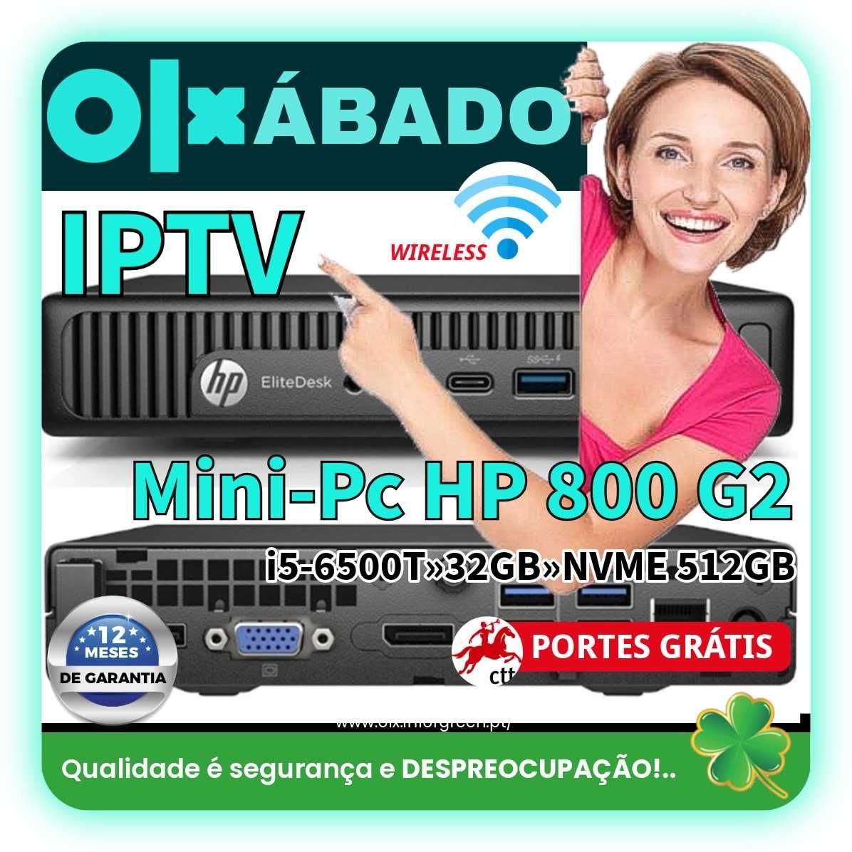 Mini-PC HP Elitedesk 800 G2 i5-6500 - OLXÁBADO até 26/07/2025 - DESDE: