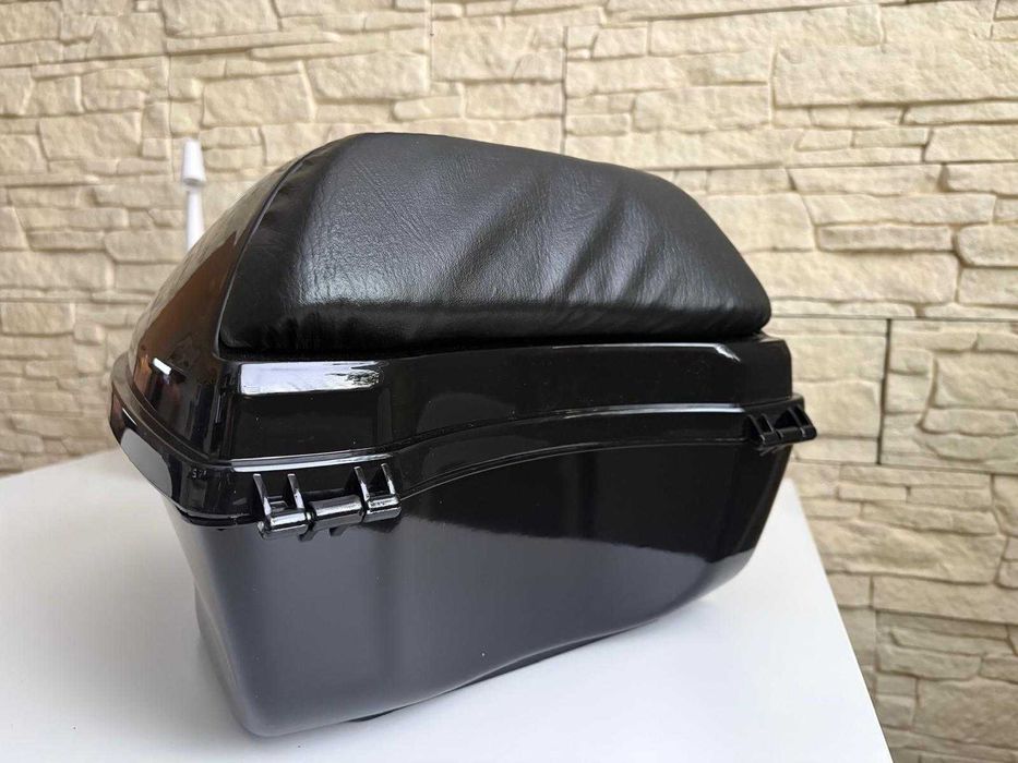 Kufer zamykany z oparciem na skuter, motocykl, quad NOWY