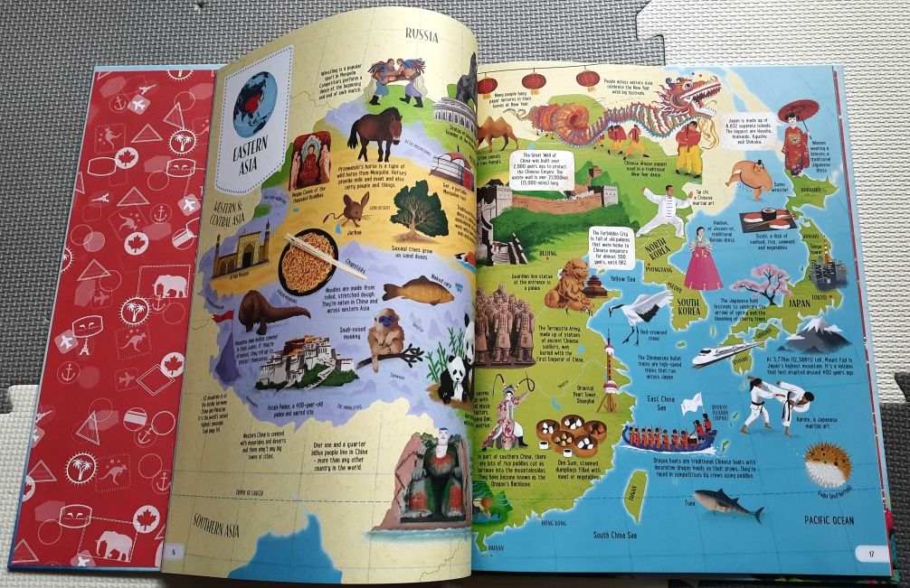 Usborne Big Picture Atlas wielki atlas świata po angielsku