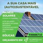 Painéis solares e instalação - monocristalinos/poli - bombas, baterias