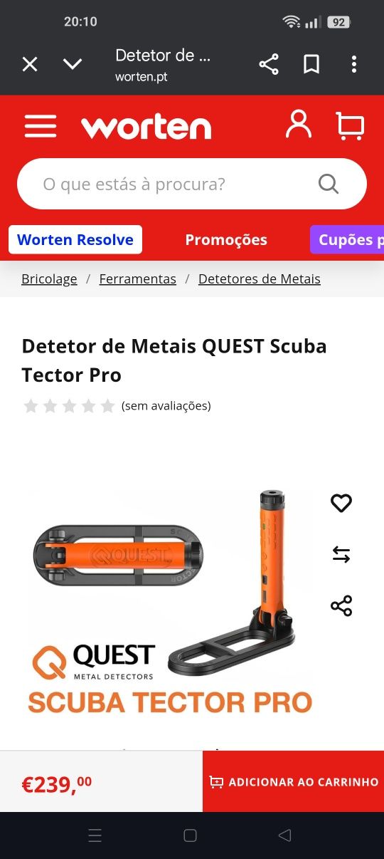 Quest scuba tector pro