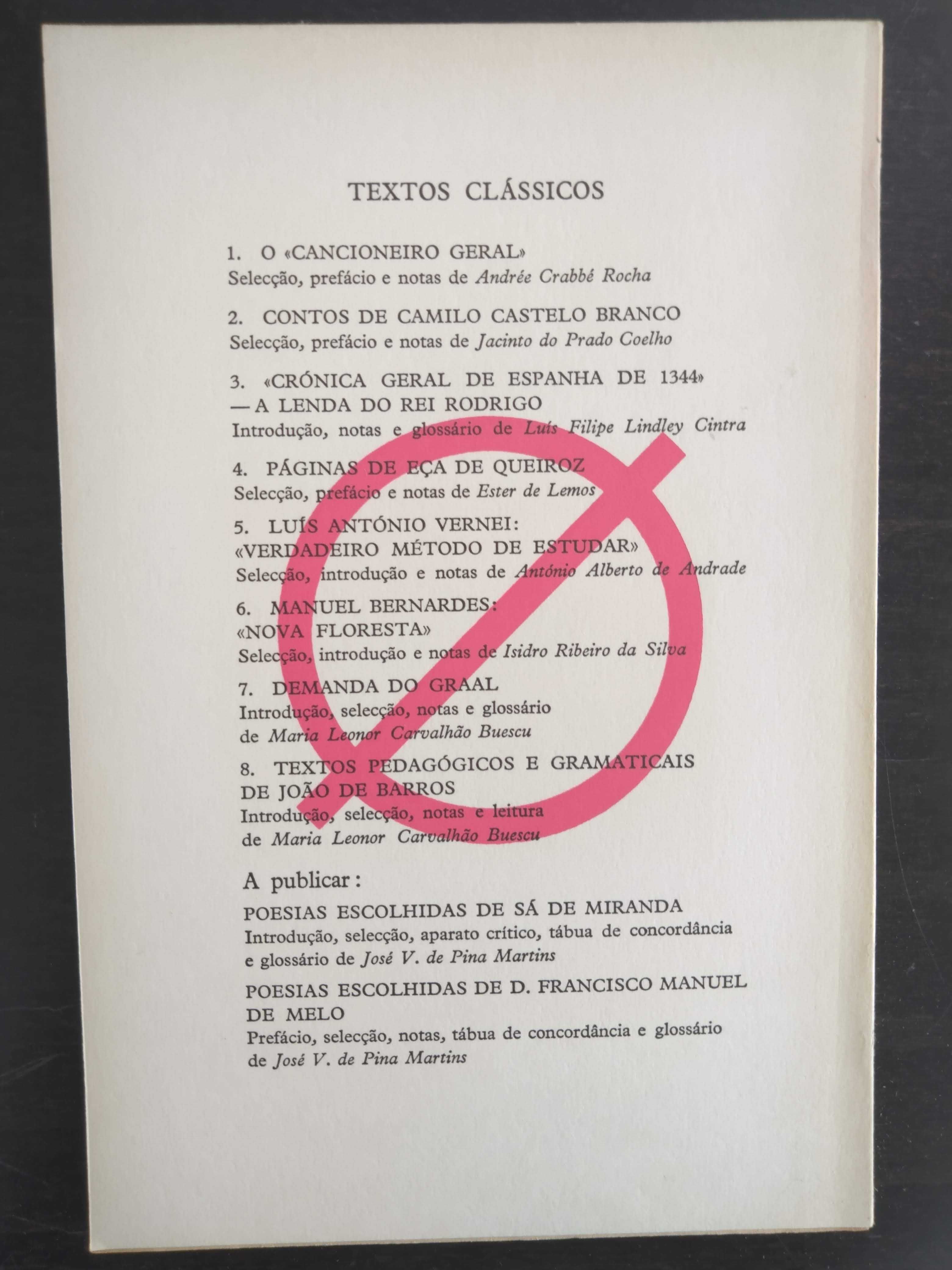 livro: João de Barros “Textos pedagógicos e gramaticais”