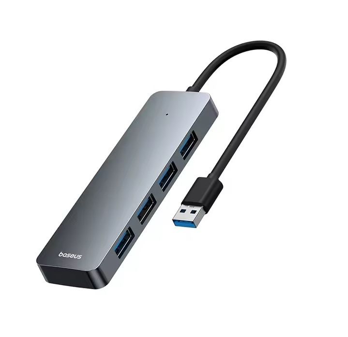 BaseusХабПереходникUSB3.0Концентратор4in1ДляПкНоутбукПодовжувУдлинител