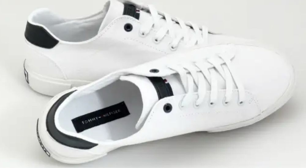 Pawleys White sneakersy Tommy Hilfiger rozm 44,5 buty trampki