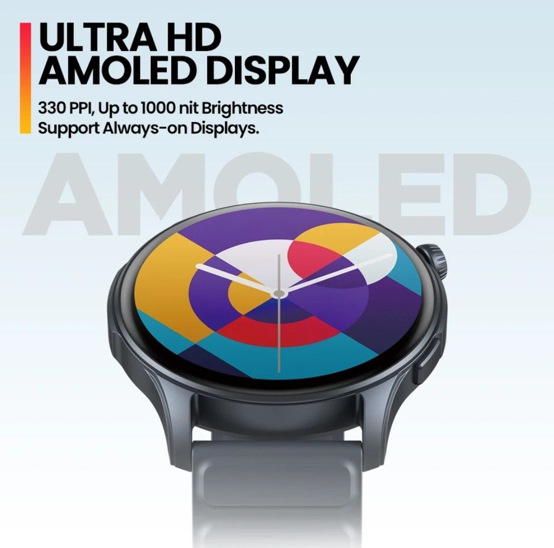 PROMOCJA Smartwatch Zeblaze Btalk 3 Pro Ultra HD Amoled [Szary]