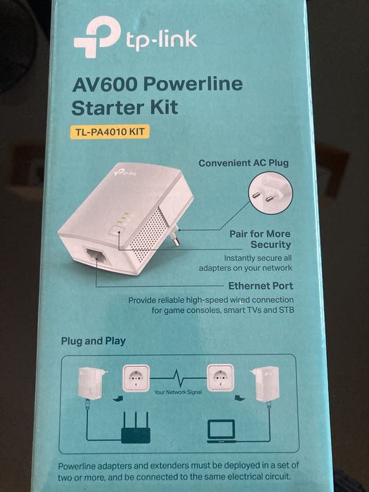 TP-LINK TL-PA4010 KIT Powerline Adapter Starter Kit
