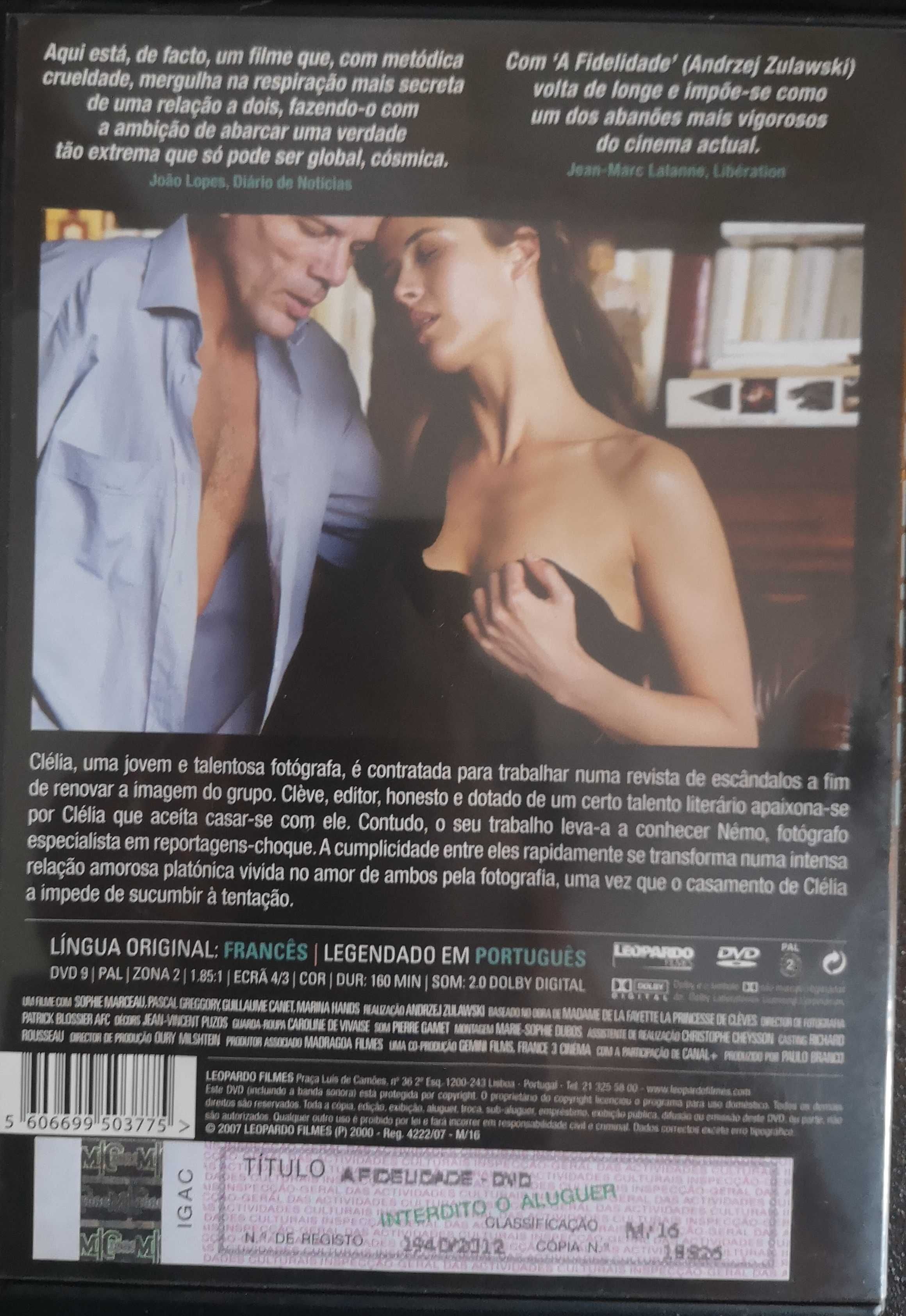 DVD "A Fidelidade" de Andrzej Zulawski