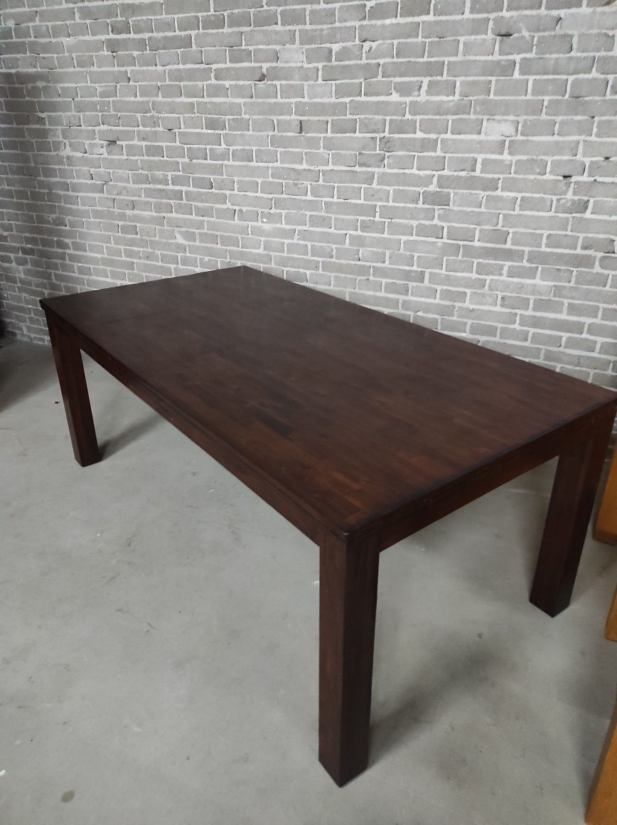 Stół drewniany 200x100 ciemny,
