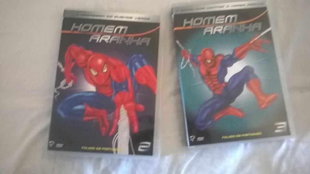 Lote de 2 DVDS do homem aranha