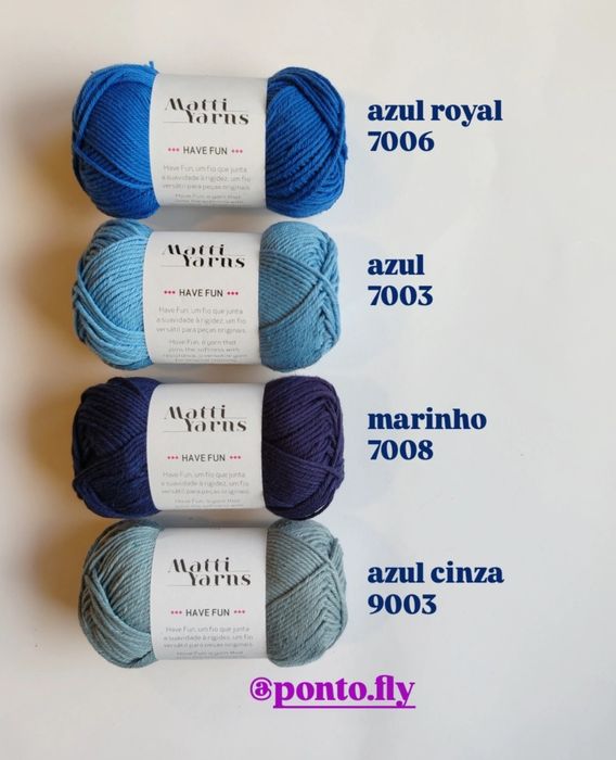 HAVE FUN novelos de algodão