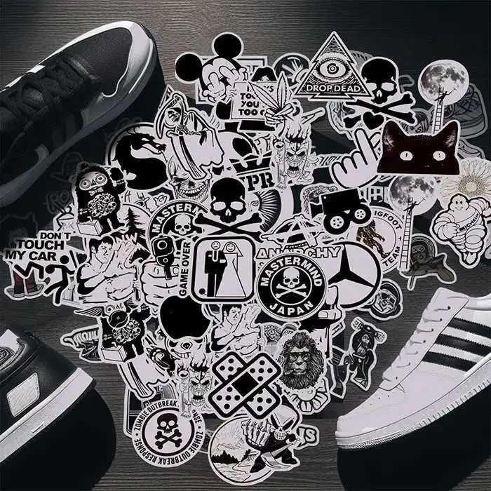 50 шт. Виниловые стикеры, наклейки, водонепроницаемые, для ноутбука