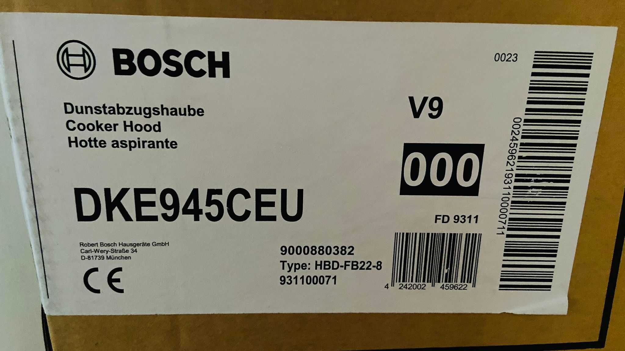 Exaustor Chaminé 90 cm Bosch NOVO 80% desconto