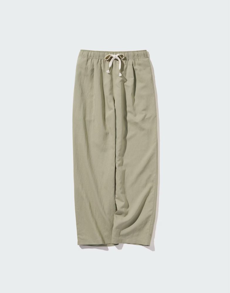 (M, L) Uniqlo брюки з суміші льону лляні штани лляні брюки