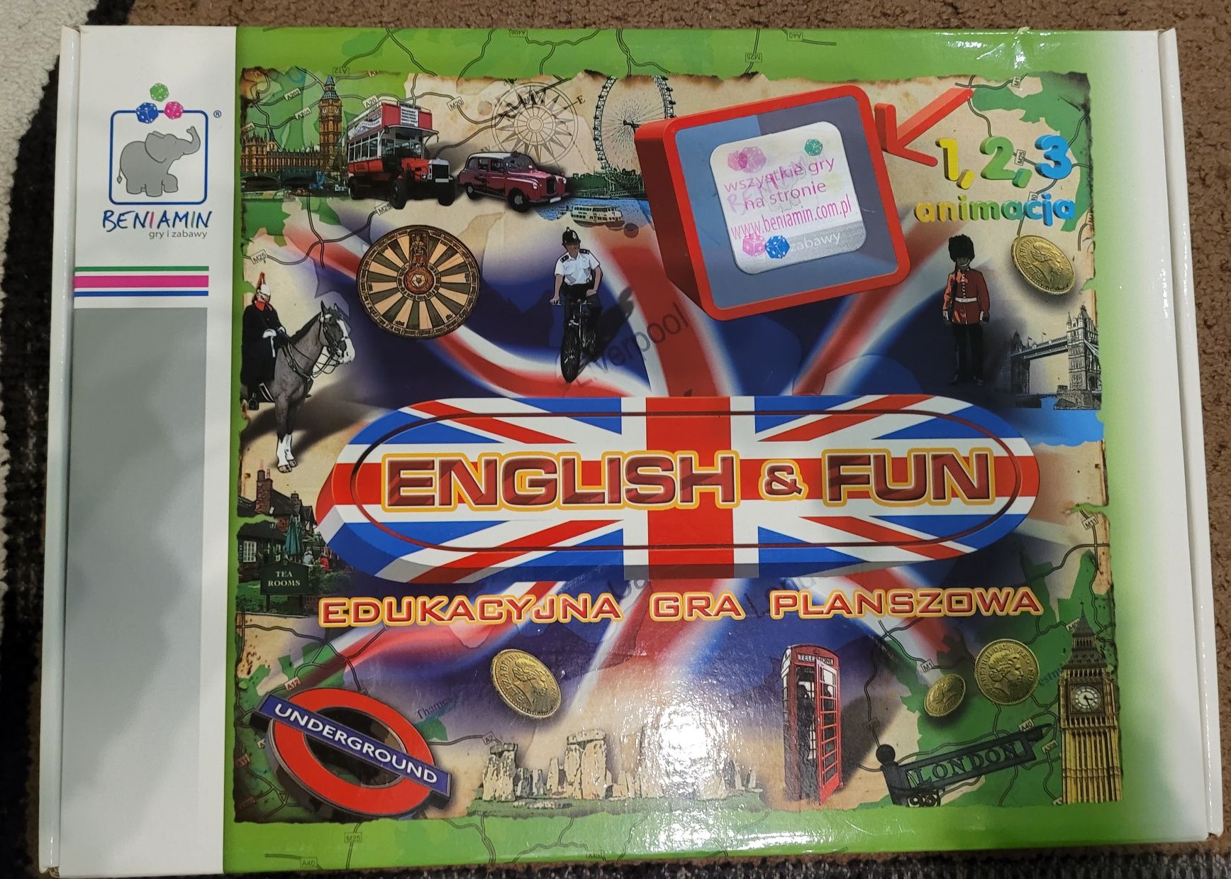 Beniamin English & Fun Gra planszowa