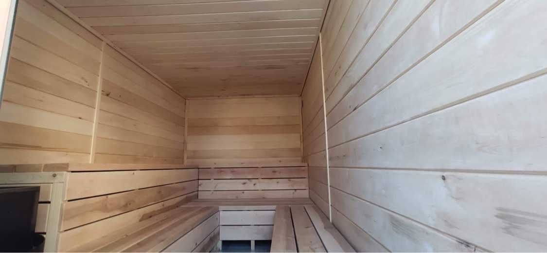 Sauna mobilna opalana drewnem na IVECO Daily 35C15