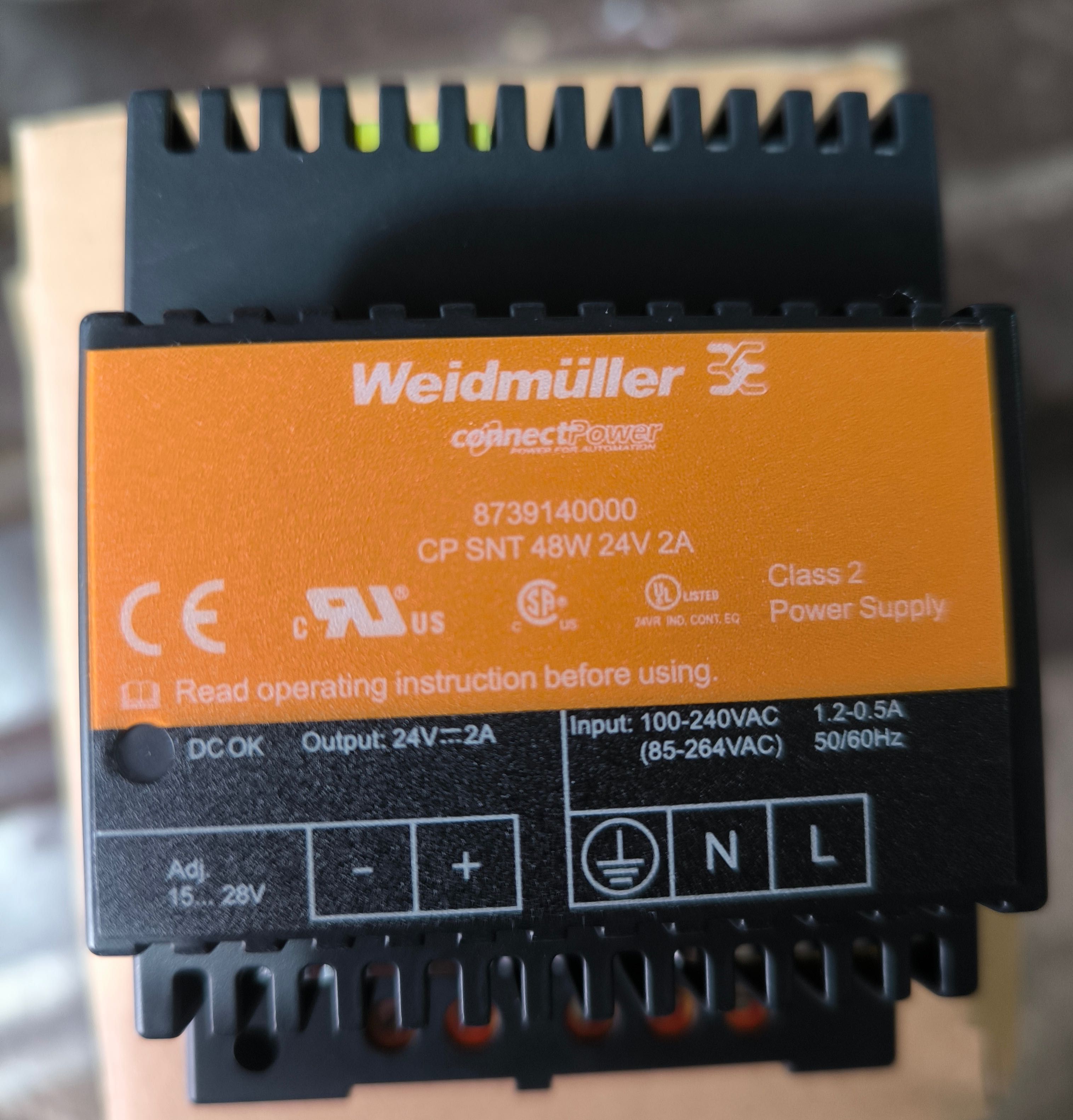 Блоки живлення 24 В  Allen-Bradley та Weidmuller