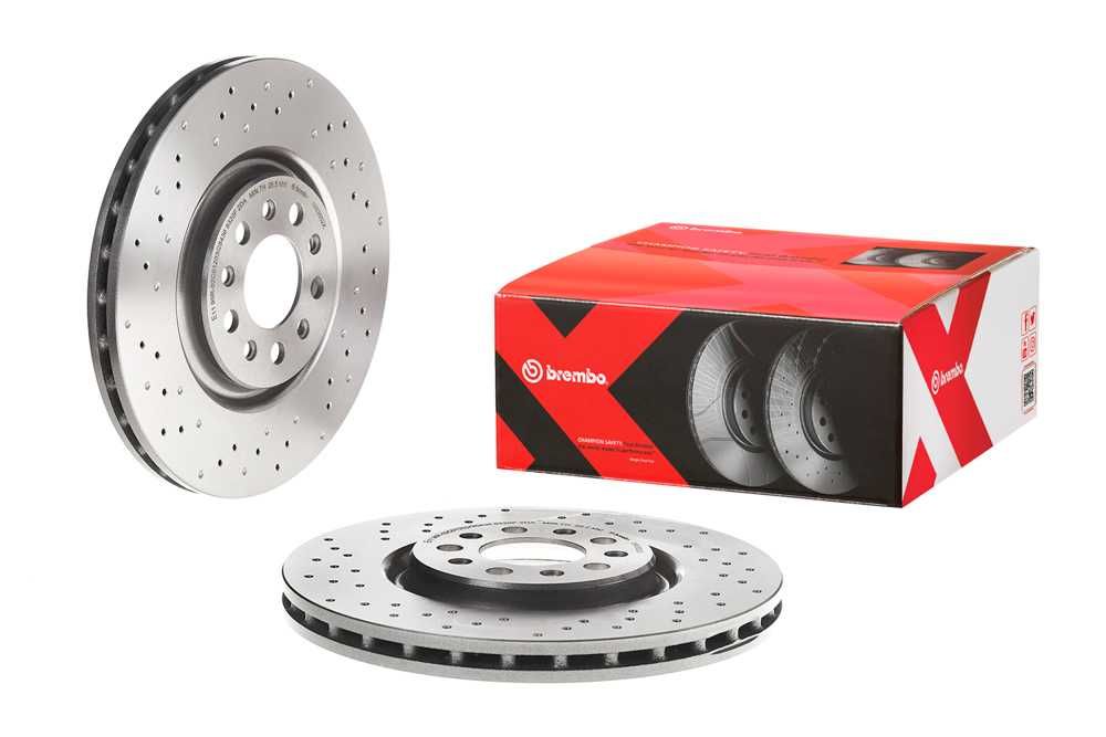 тормозные диски Grand Cherokee Brembo Xtra 09.9365.2X 2AMV9884AC