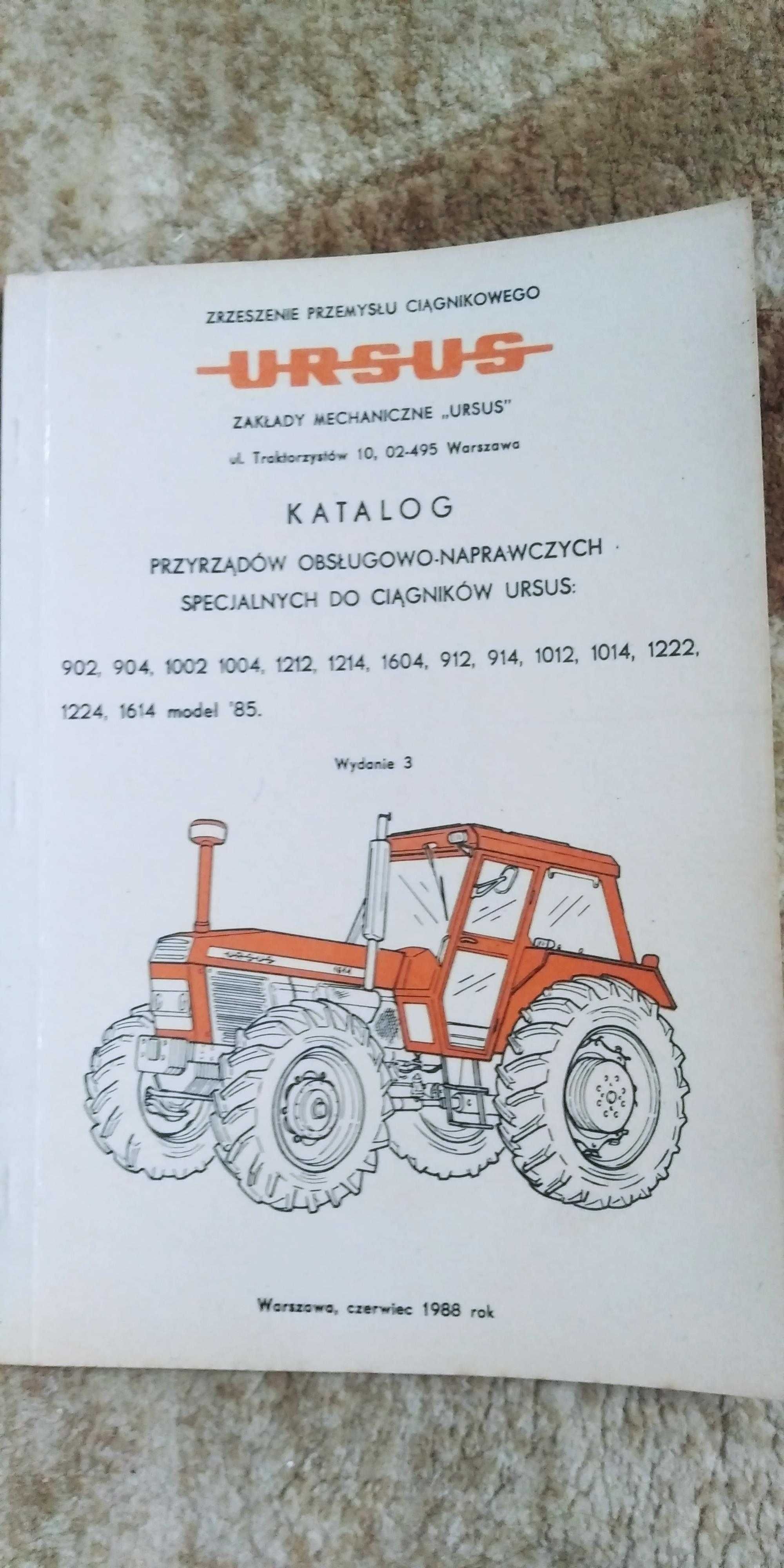 Ursus katalog przyrządów 902,904,1002,1004,1212,1214,1604,