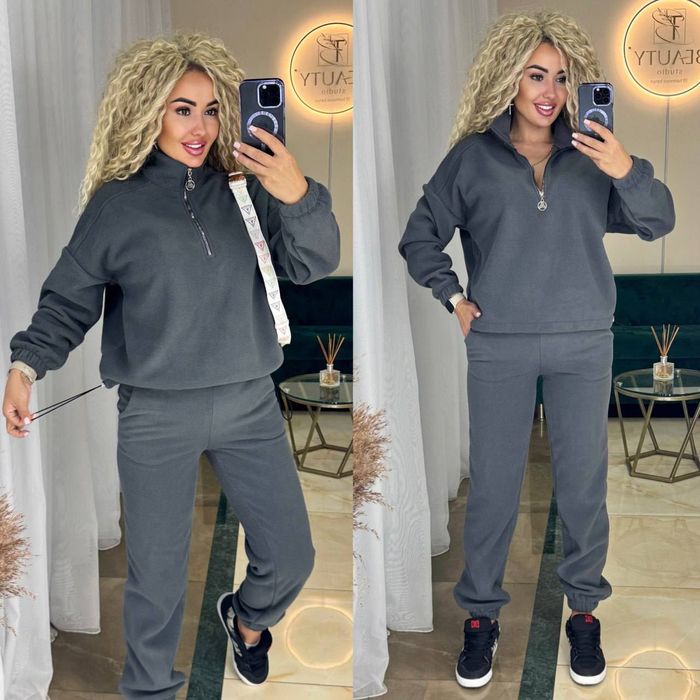 ‼️Жіночий флісовий костюм. Опт та роздріб. Розмір: 42-44,46-48,50-52