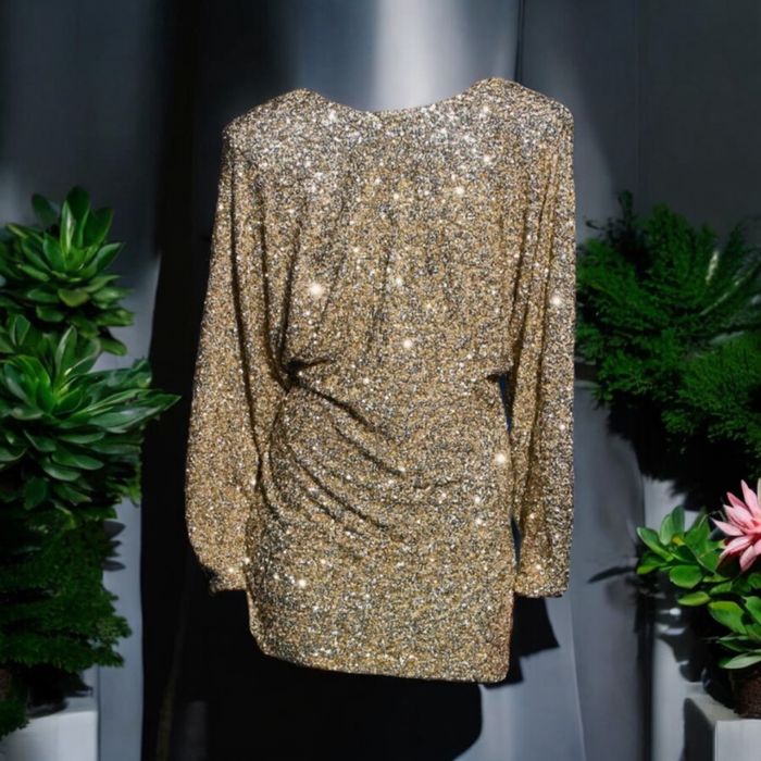 Zara wyszywana cekinami Glamour Nowa