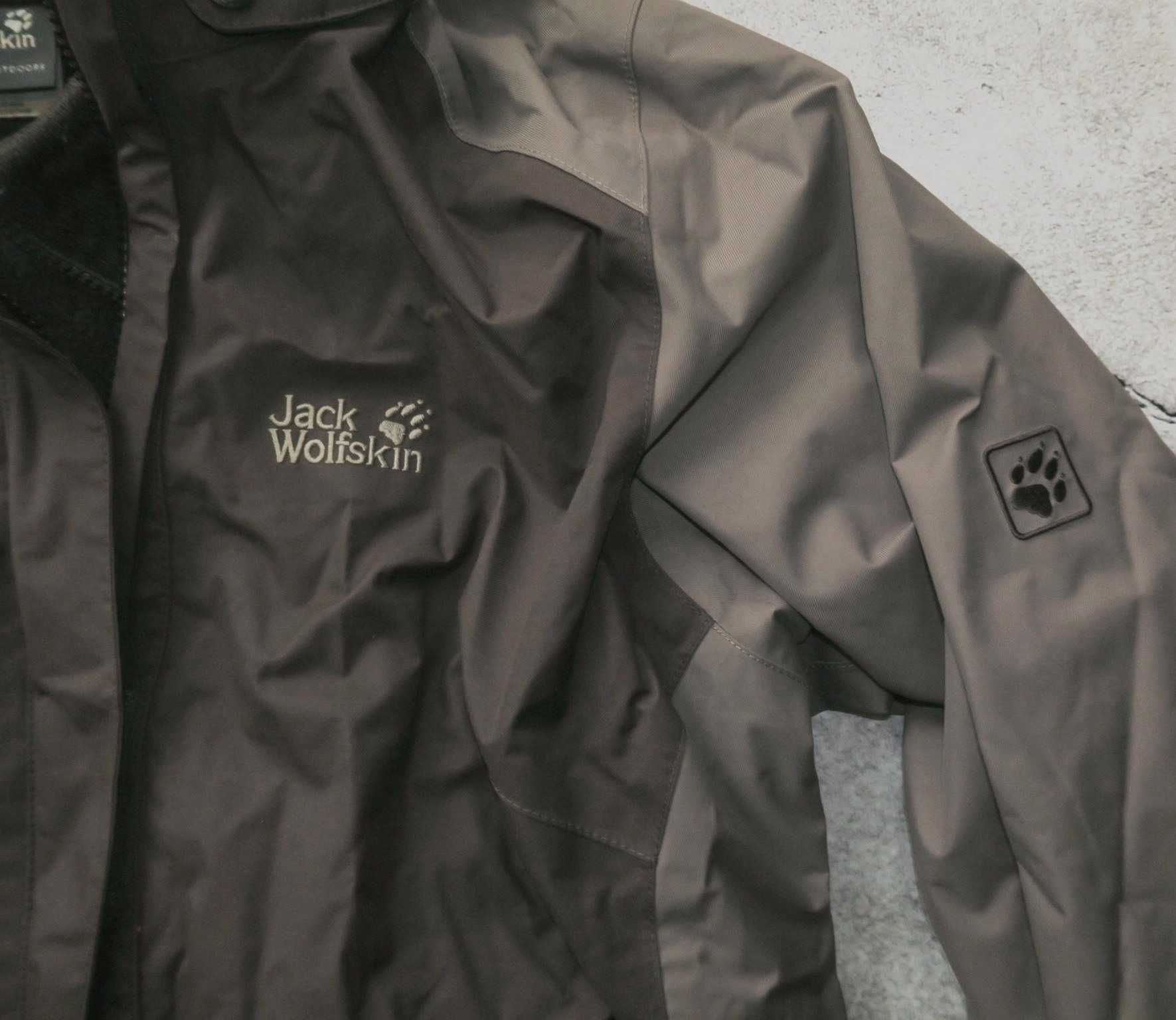 Jack Wolfskin kurtka 3 w 1 z podpinką polarową L