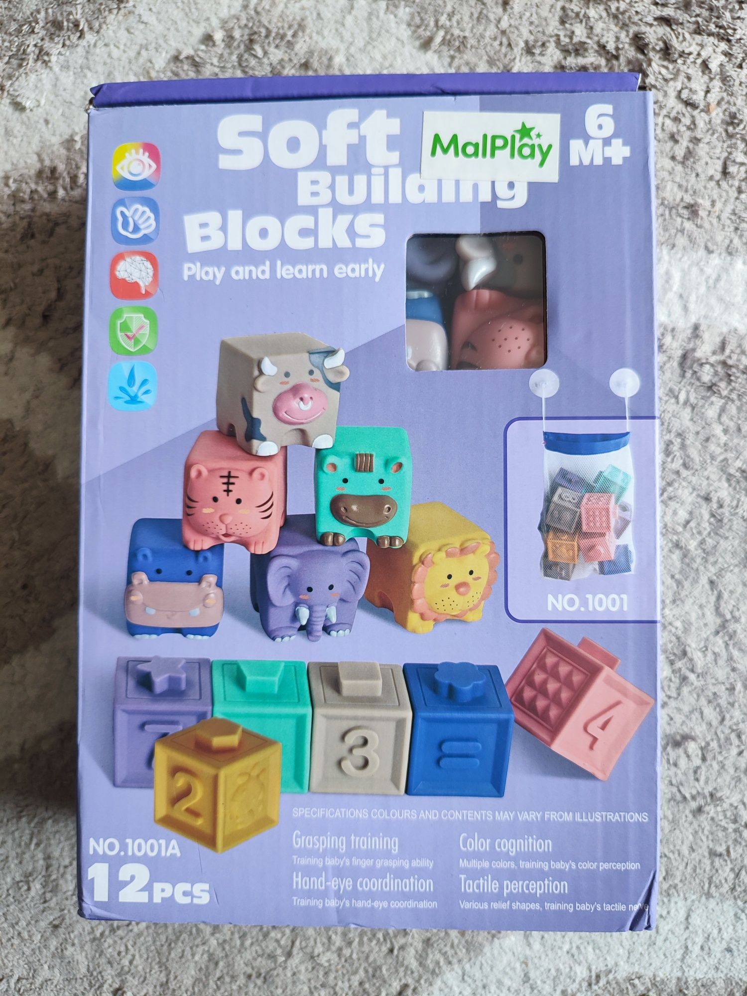 Miękkie klocki sensoryczne +6 m