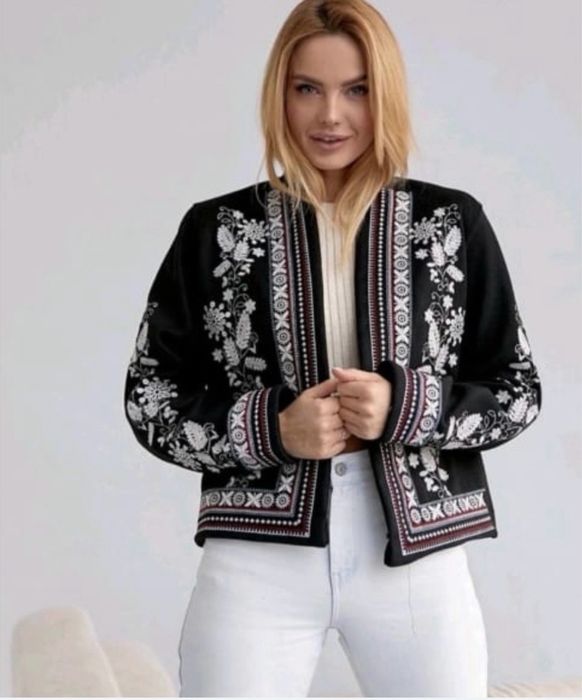 Жакет вишиванка, кашемір.