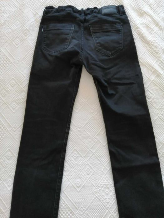 Calças ganga preta Tiffosi 13-14 anos