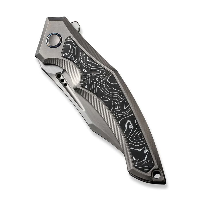 Nóż składany WE Knife Orpheus LE No 036/155 Gray Titanium / Aluminium