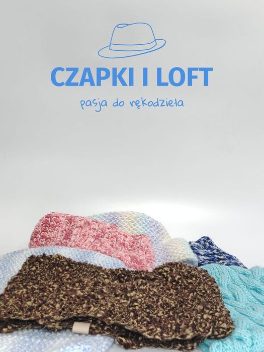 Komin ręcznie robiony na drutach