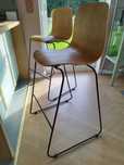 Hoker 2 sztuki drewno i metal