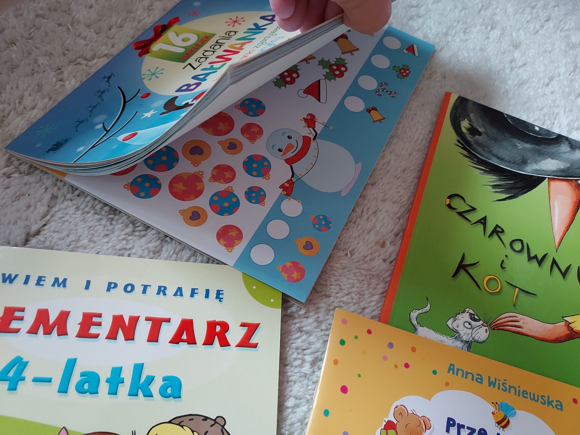 NOWE 10 szt książeczki elementarz zadania kolorowanki KiciaKocia
