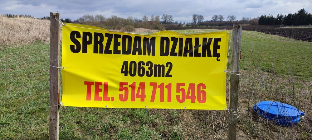 Sprzedam dwie działki przy jeziorze Kruklin