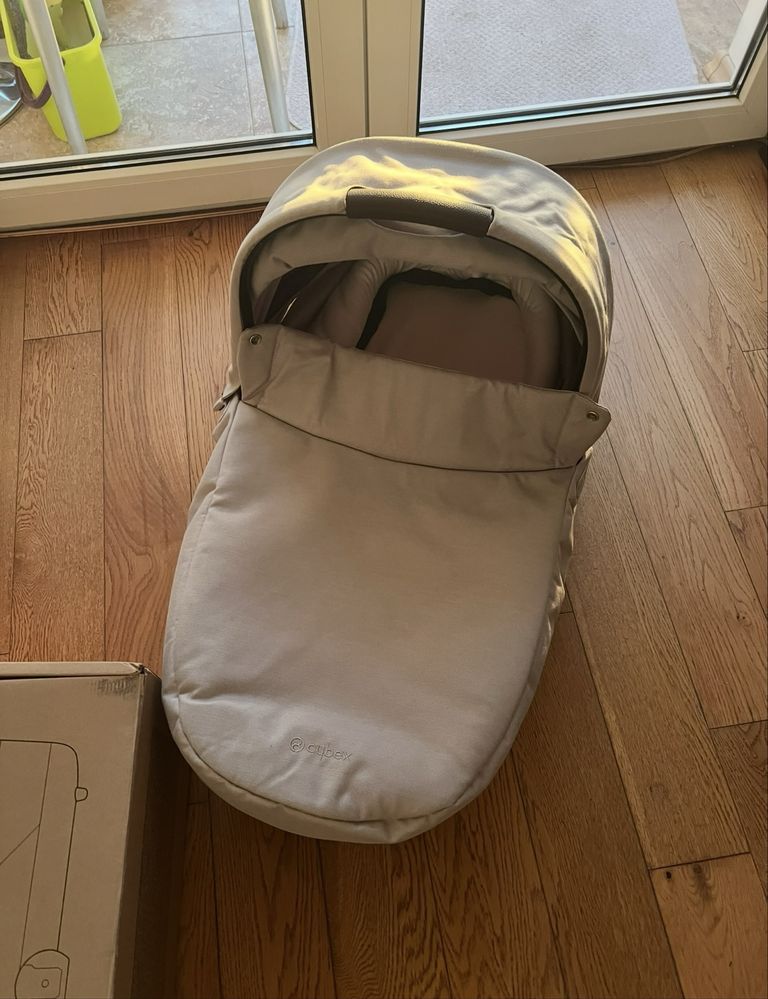 Коляска Cybex Balios S Lux Silver 2 в 1 Stone Grey.