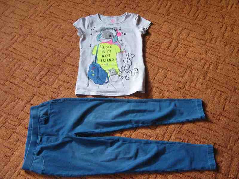 Legginsy + t-shirt Cool Club  rozm.134/140