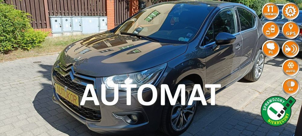 DS Automobiles DS 4 2.0 Blue-HDi SportChic, 180KM, automat,skóra,nawigacja,bezwypadkowy