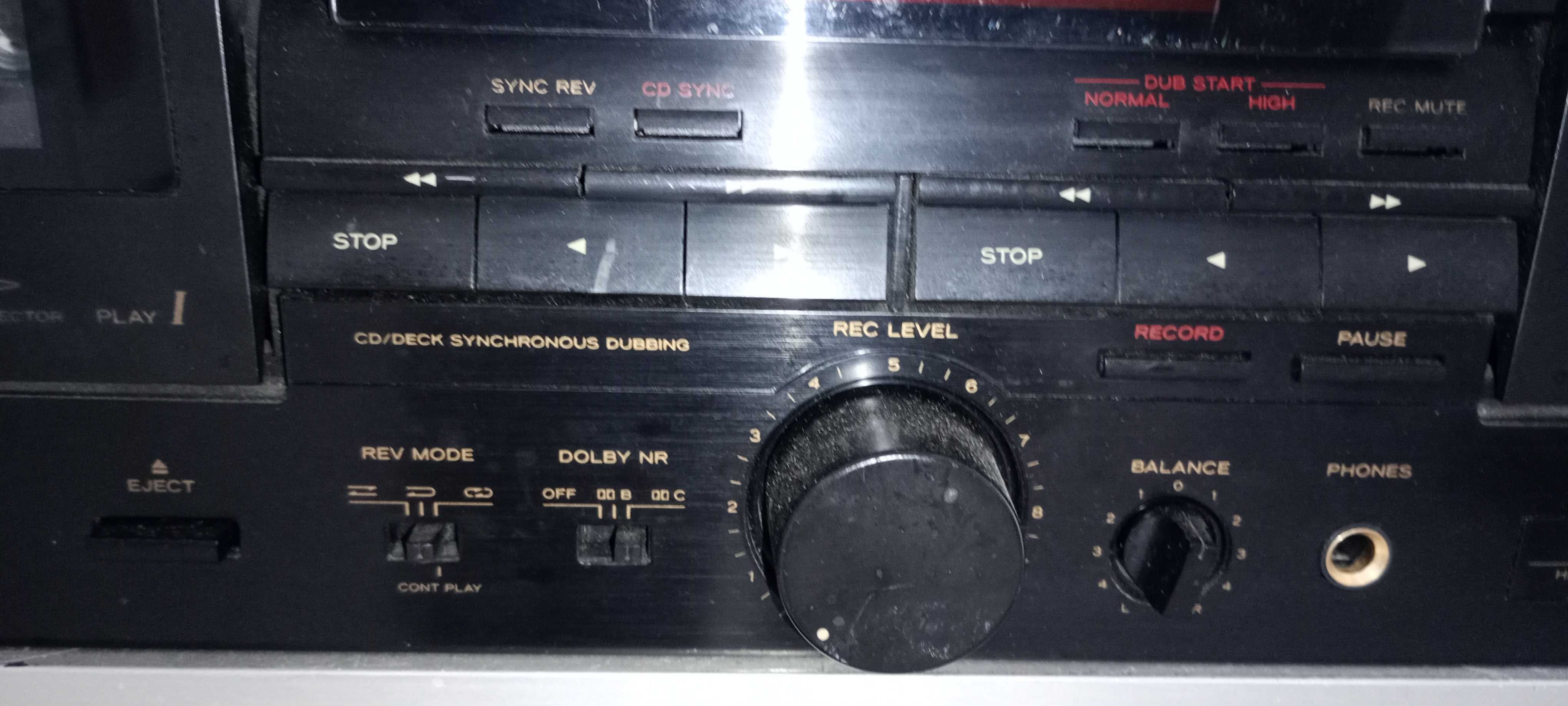 Toca-Fitas Cassette Deck TEAC W-700R, super desconto