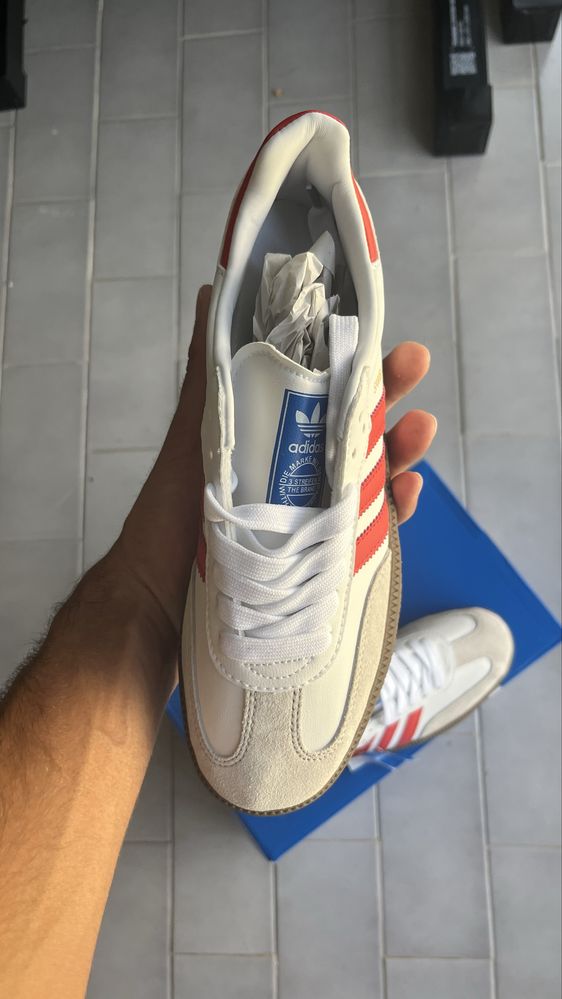 Adidas samba vermelhos
