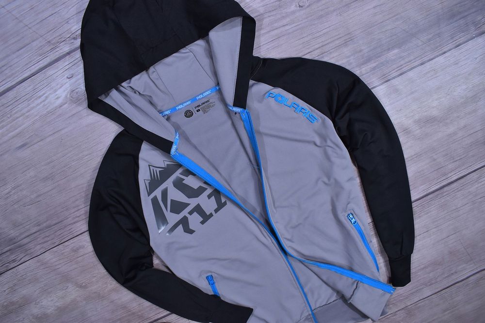 Polaris Logowana Bluza Z Kaputem Na Zamek / S