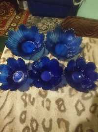 Продам вазочки набор синие,
