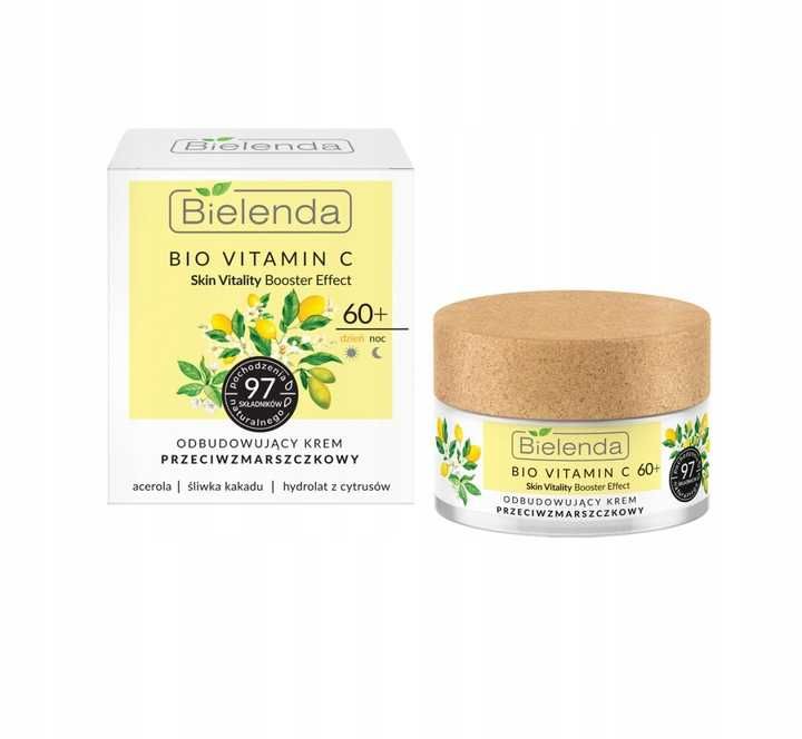 BIO VITAMIN C Odbudowujący krem przeciwzmarszczkowy 60+ dzień/ noc