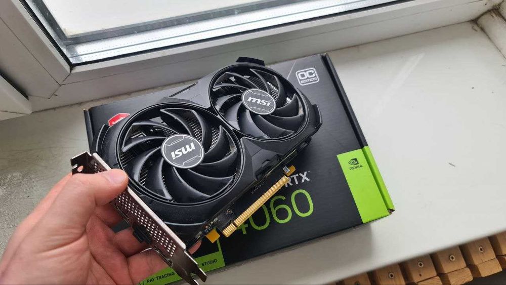 Ігрова відеокарта RTX 4060 8GB MSI VENTUS 2X