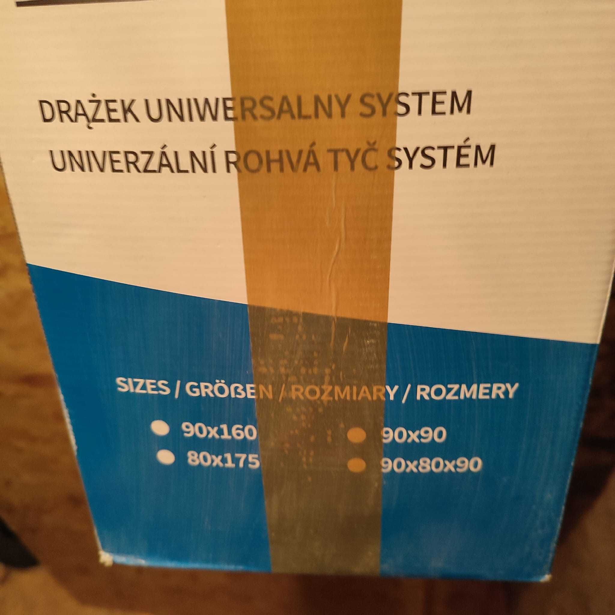 drążek do zasłony prysznicowej metalowy