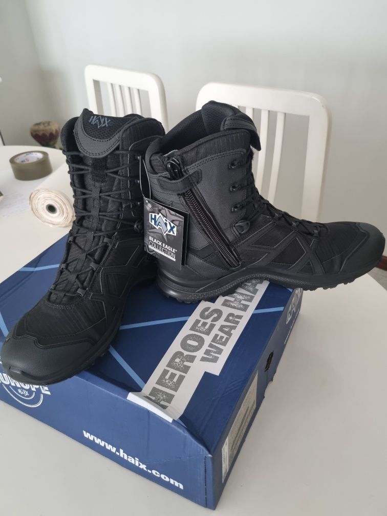 Botas haix 45 com fecho