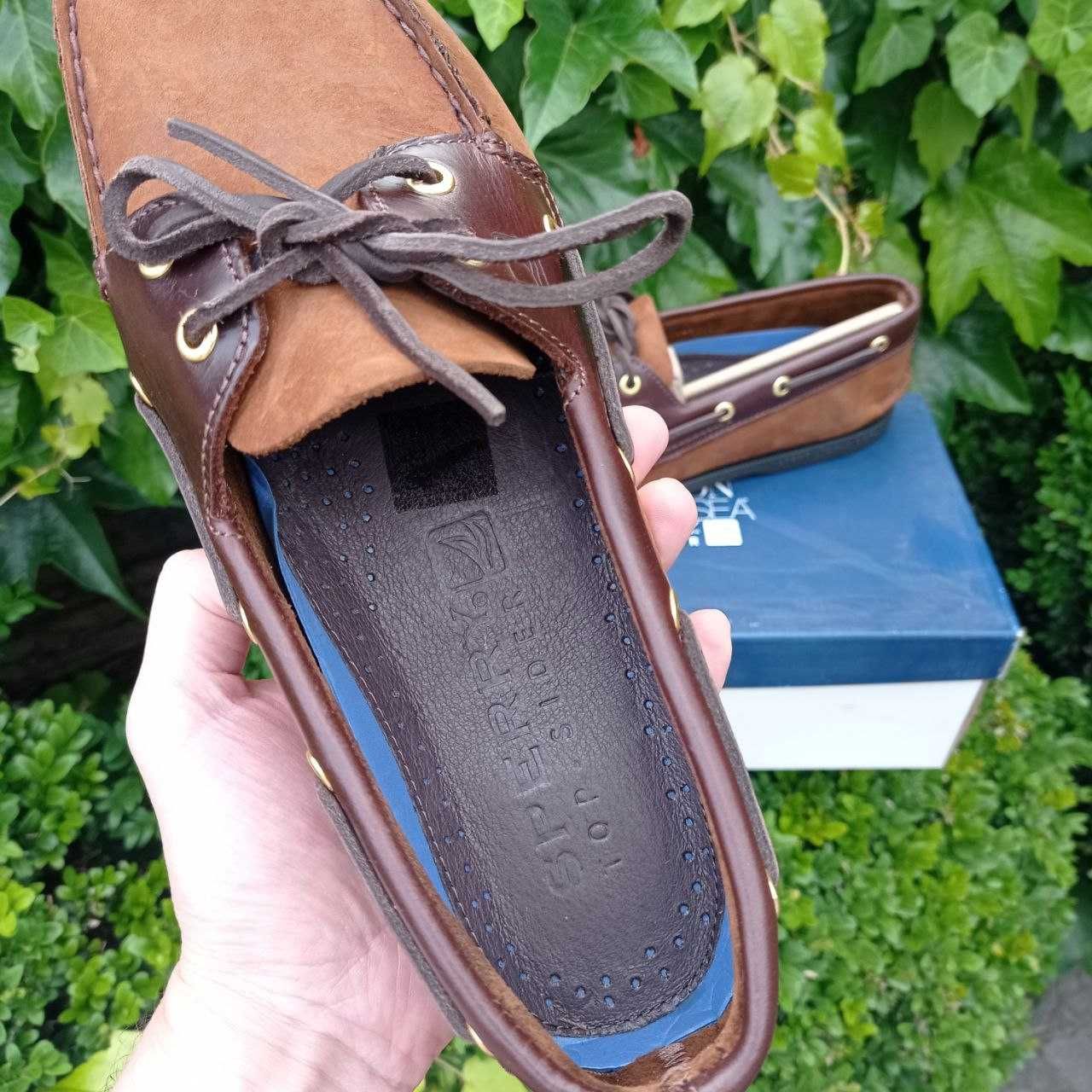 Мокасини топсайдери туфлі мокасіни Sperry Brown Buck 44.5 = 28.5см